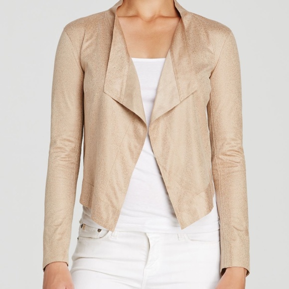 Lysse Jackets & Blazers - Lysse • Pebbled Faux Suede Open Jacket